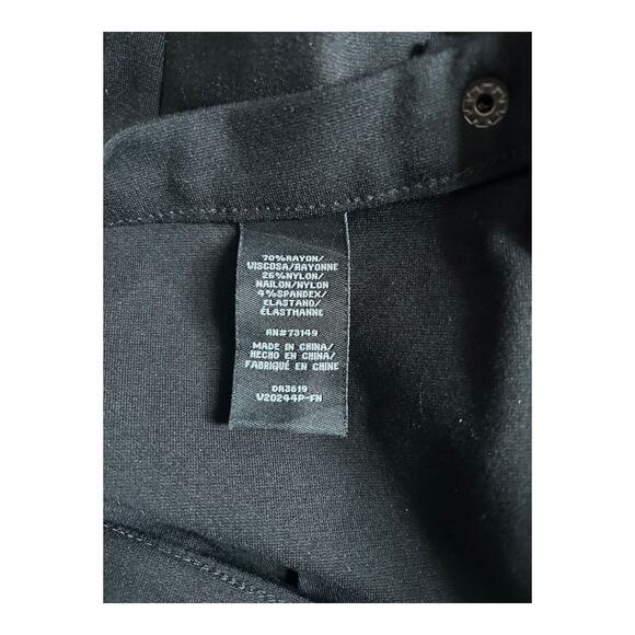 Fashion Nova Women's Slacks Size 1X Black Unrivaled And On Top Ponte Knit Pants - Picture 12 of 14